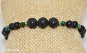 Jasper & Lava Bracelet 229